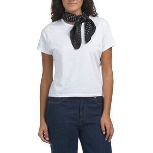 LA VALENTINA multi 2pk Brushed Square Scarves